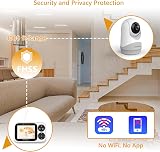 HelloBaby Baby Monitor with Camera Night Vision 3.2 inch IPS Screen VOX Therm view 2