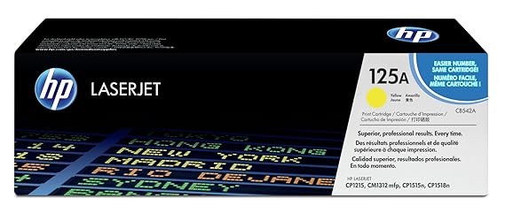 HP 125A (CB542A) Gelb Original Toner für HP Color Laserjet CP1215, CP1515, CM1312