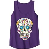Day of the Dead Sugar Skull Tank Top