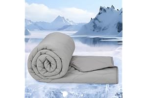 ZAKAPAWS Cooling Blanket for Dogs - Q-MAX>0.4 Waterproof Pet Throw Blanket Bed Cover, Non-Slip Dog Blankets for Couch Protector, Washable Furniture Cover for Summer, Grey,50x60