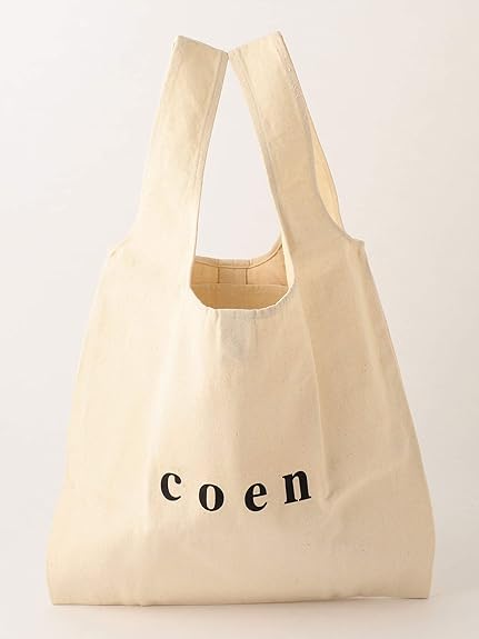 Amazon コーエン Coen バッグ トート Coenロゴマルシェバッグ 0300 Off White 03 Free Coen コーエン トートバッグ