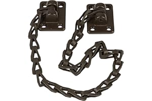 UNIQANTIQ HARDWARE SUPPLY Trunk or Window Hardware - Transom Window Chain Support in Oil Rubbed Bronze | Decorative Adjustable Chain for Windows, Trunks & Other Furniture | UA-273-COB