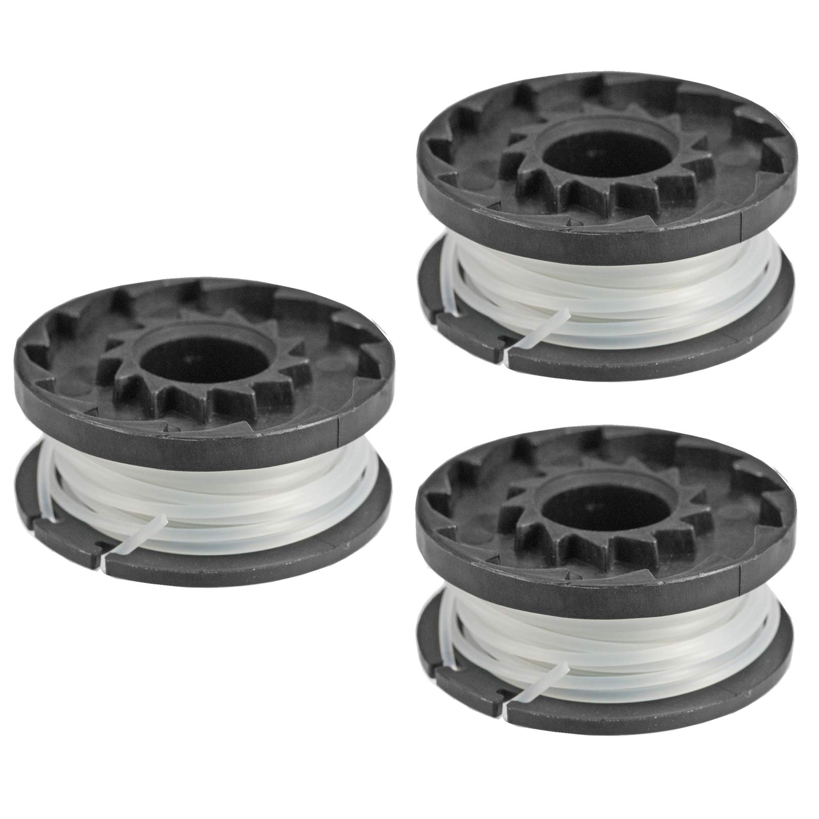 SPARES2GO 4m Spool & Line for Spear & Jackson S1825CT S3630CT Strimmer Trimmer (Pack of 3)