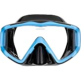 Cressi Large Wide View Mask for Scuba Diving &amp; Snorkeling- Soft Silicone Skirt for Excellent Seal - Pano 3: Designed in Italy