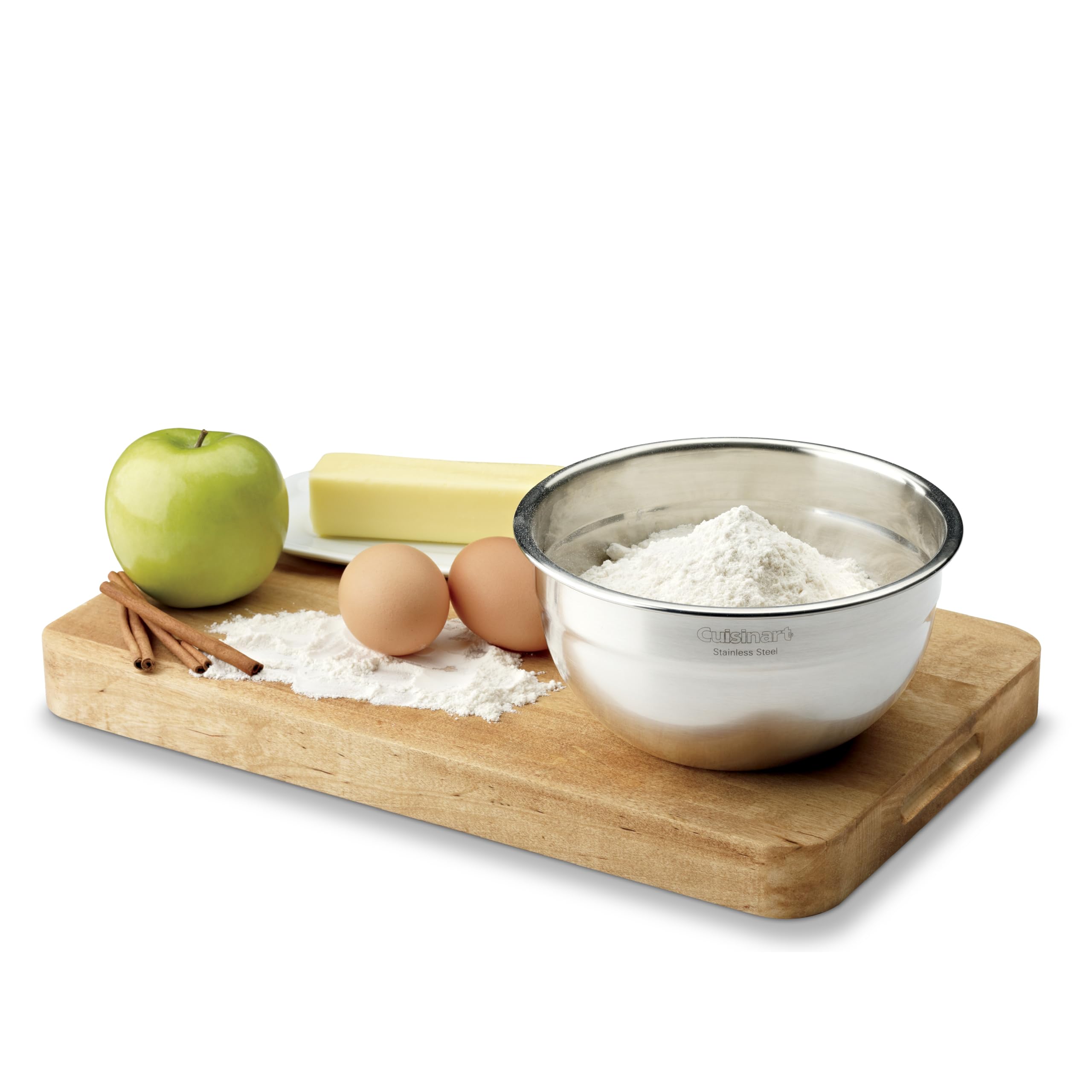 Cuisinart Mixing Bowl Set, Stainless Steel, 3-Piece, CTG-00-SMB