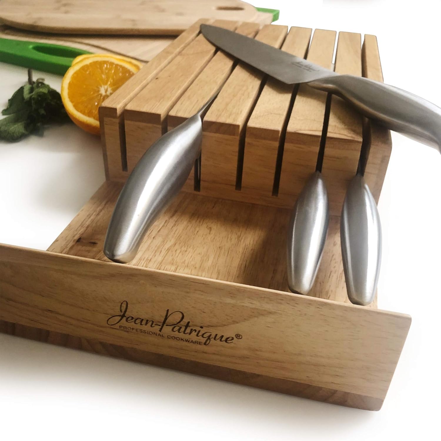 in-Drawer Knife Block Without Knives, Beige - Image 5