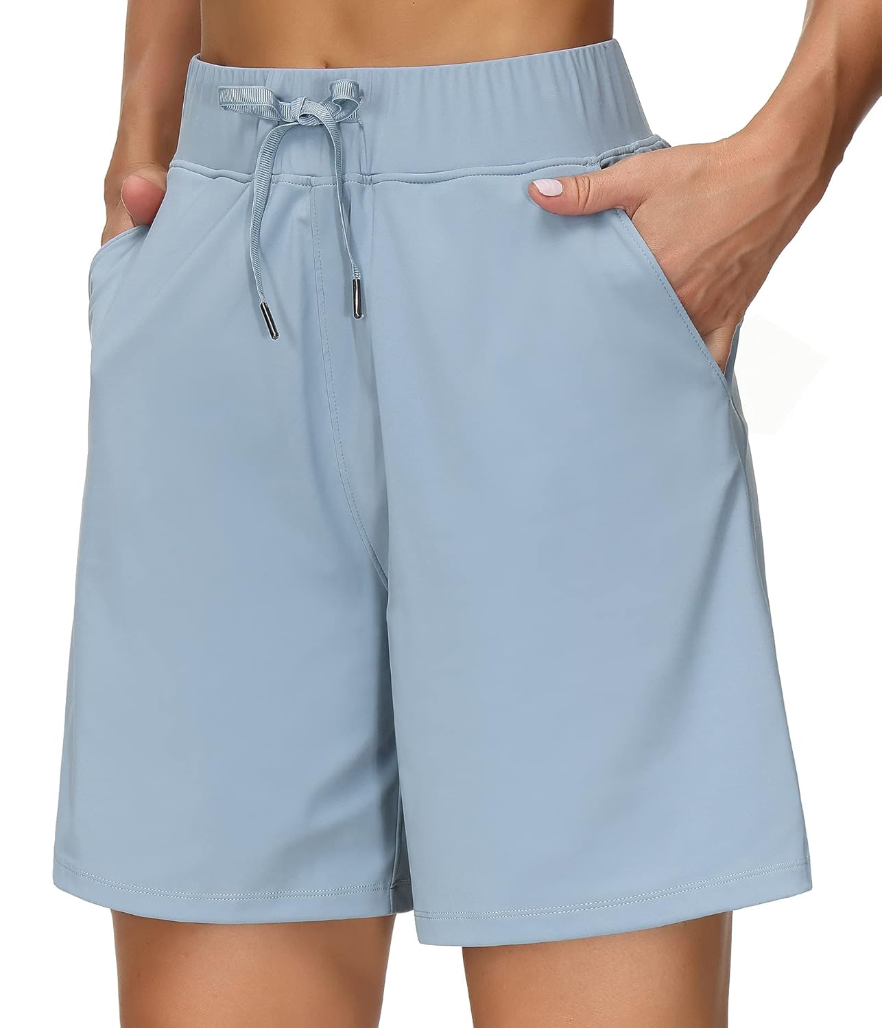 Buy THE GYM PEOPLE Women's Loose Fit Lounge Shorts Drawstring Workout