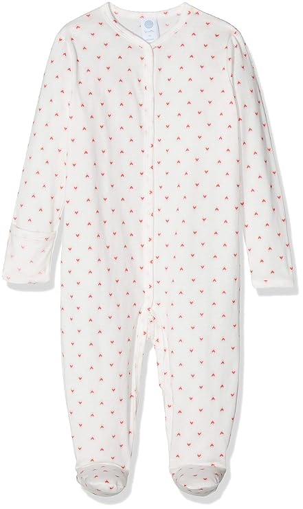 Sanetta Baby-Mädchen Schlafstrampler Overall Long
