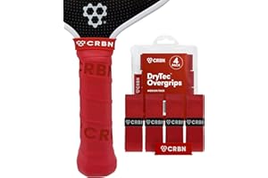 CRBN Drytec™ Overgrips - Pickleball Paddle Grip Tape - Absorbs Shock & Moisture