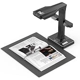 CZUR ET16 Plus Advanced Book &amp; Document Scanner, 16MP Camera | 2nd Gen Auto-Flatten&amp;Deskew Tech, Capture A3, OCR, Convert to PDF/Searchable PDF/Word/TIFF/Excel, Run On Windows&amp;macOS