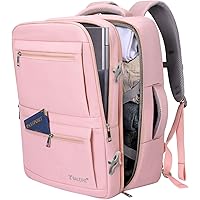 Amazon.com: Travel Backpack for Women Men 15.6 Inch Laptop Backpacks with  USB Port Carry on Backpack Flight Approved Large Back Pack College Bookbags  Outdoor Sports Hiking Rucksack Casual Daypack (Pink,15.6 Inch) :