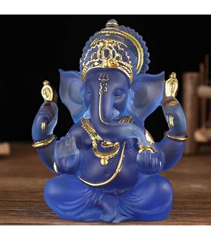JORAE Statue De Ganesh, Bouddha, éléphant Assis Sur Un Lotus, Seigneur Bénissant La Maison, Décoration Hindoue, Dieu, Figurine De Méditation De JORAE Statue De Ganesh, Bouddha, éléphant Assis Sur Un Lotus, Seigneur Bénissant La Maison, Décoration Hindoue, Dieu, Figurine De Méditation De