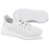 JIAFO Women's Walking Shoes, Slip on Tennis Shoes Women, Non Slip Shoes Sneakers, Casual Athletic Running Lightweight Breathable Mesh Knit