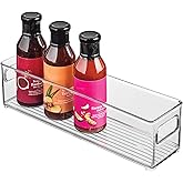 InterDesign Refrigerator and Freezer Storage Container – Deep Organizer Bin for Kitchen, Clear