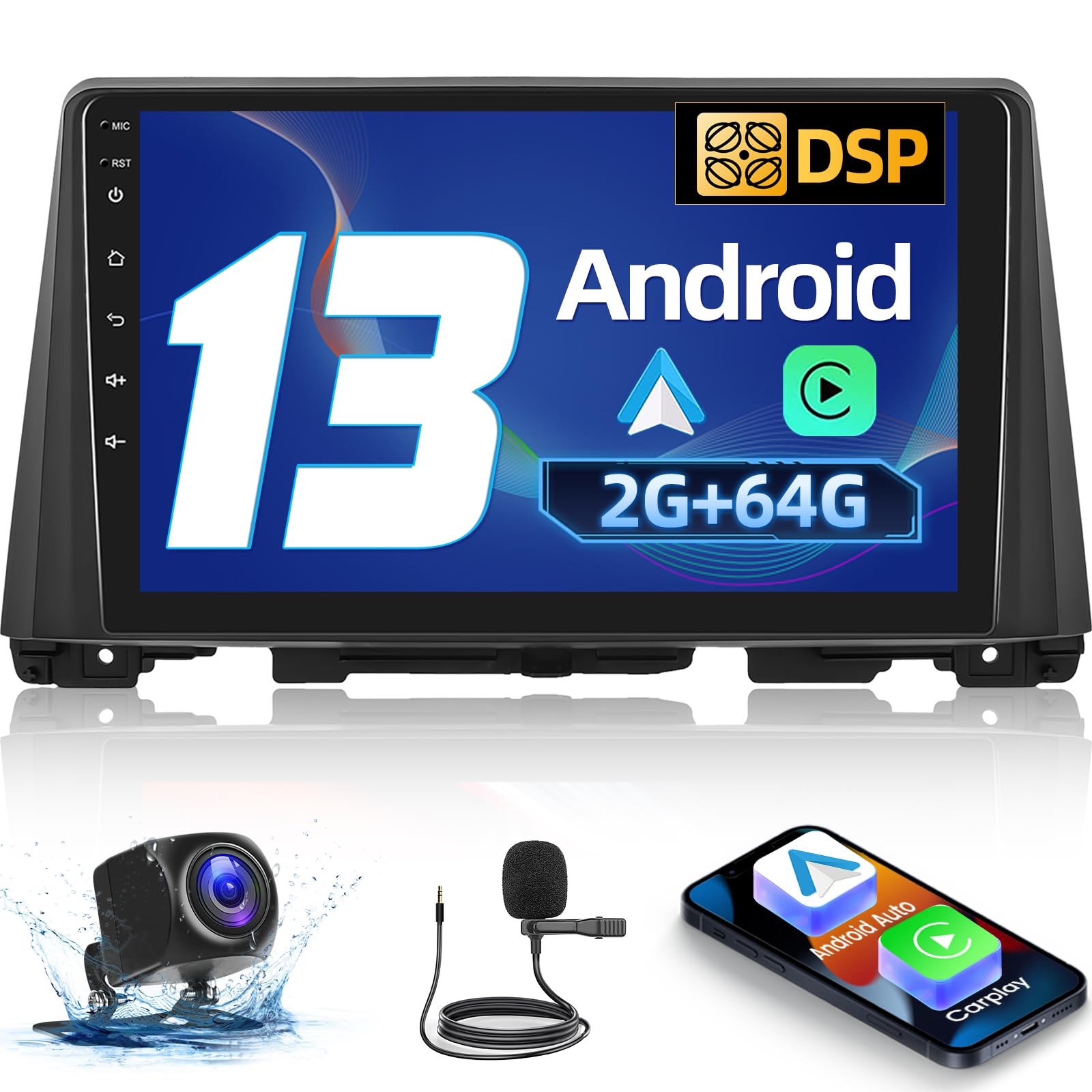 Photo 1 of NHOPEEW for Kia Optima K5 2016-2020 Android Radio with Wireless Carplay & Android Auto - [2+64G] 10.1 Inch Touch Screen Kia Stereo - DSP, Mirror Link, WiFi, GPS, FM/RDS Radio, SWC + AHD Backup Camera