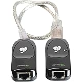 IOGEAR USB Ethernet Extender, Black, GUCE51