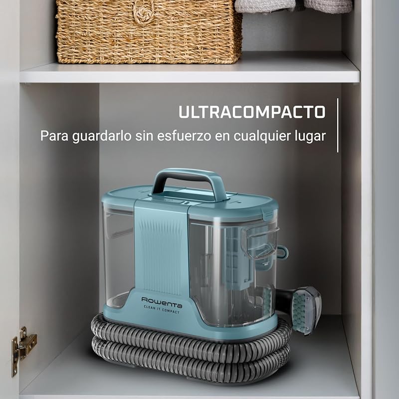 Clean It Compact, Aspiradora tapicerías 400W, 4 Acc, Hasta 11,5 Kpa