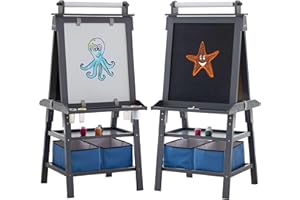 Little Partners Two-Sided Deluxe Easel (Earl Grey)