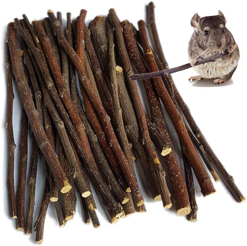 GoHoKi Apple Wood Chew Sticks for Small Animals 200g Rabbits Hamsters Guineapigs