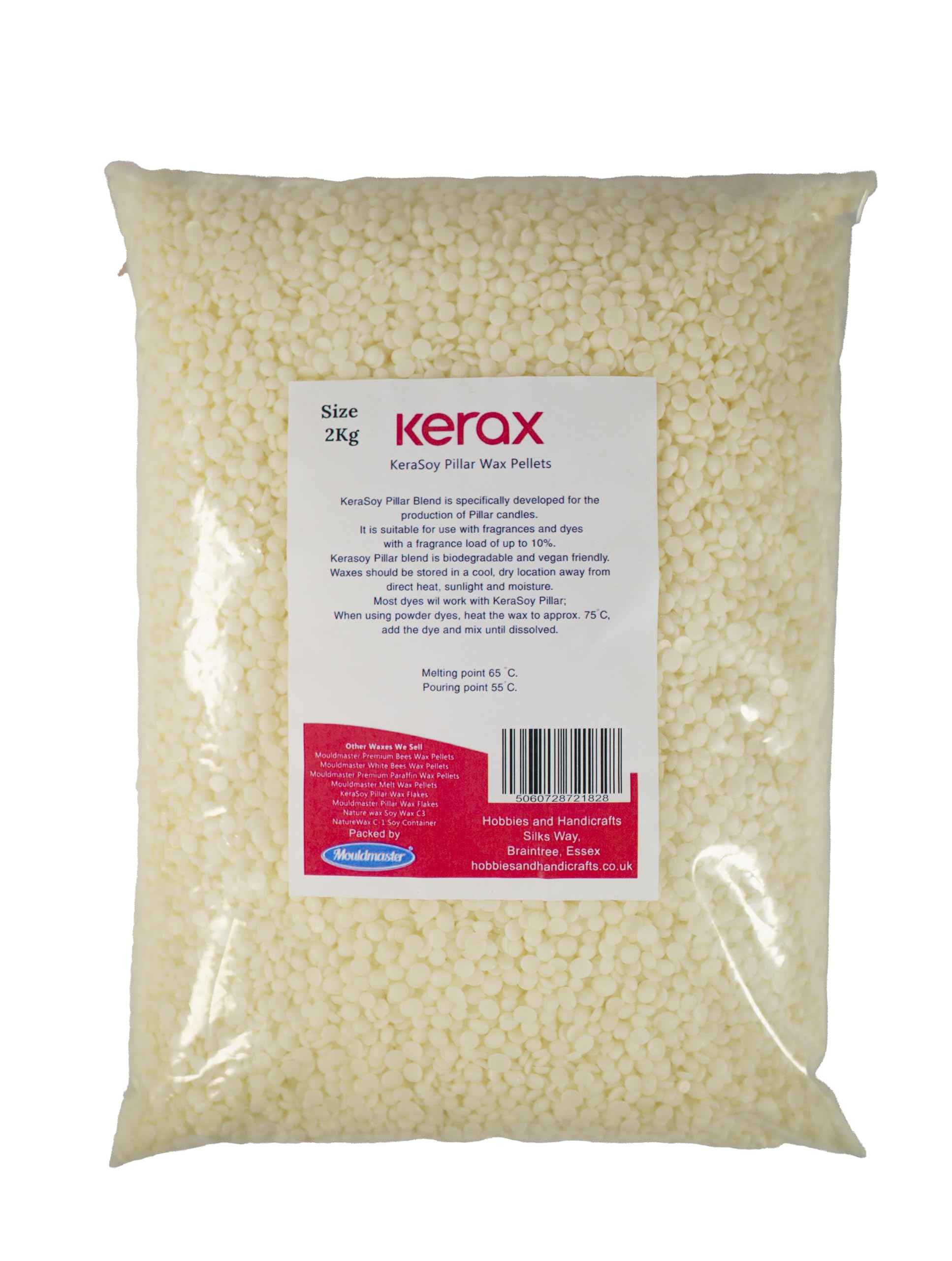 2kg KeraSoy Pillar Wax Pellets