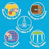 High Vibrant Blu Tack Original Reusable Adhesive 2 Pack Home Office view 7