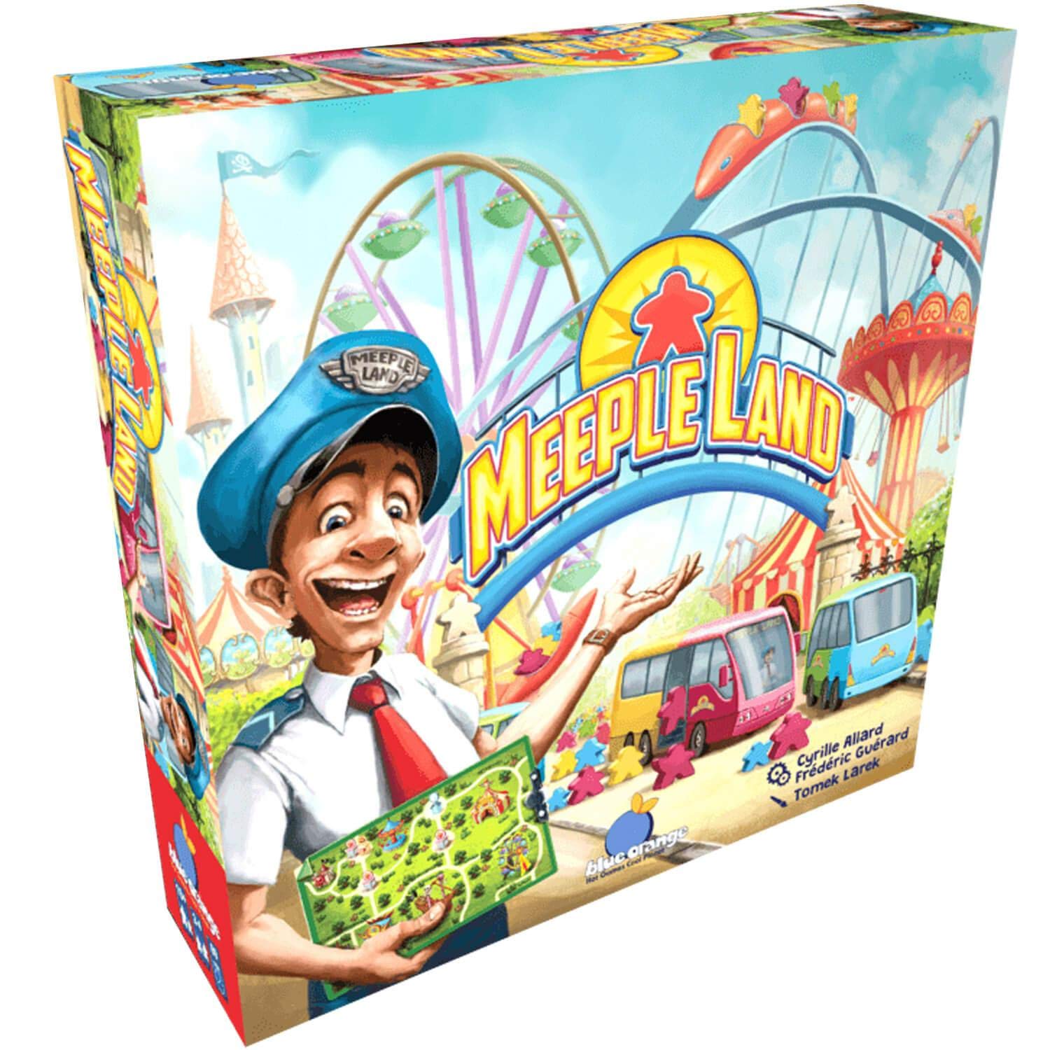 Blue Orange | Meeple Land | Board Game | Ages 8+ | 2-4 Players | 45 Minutes Playing Time