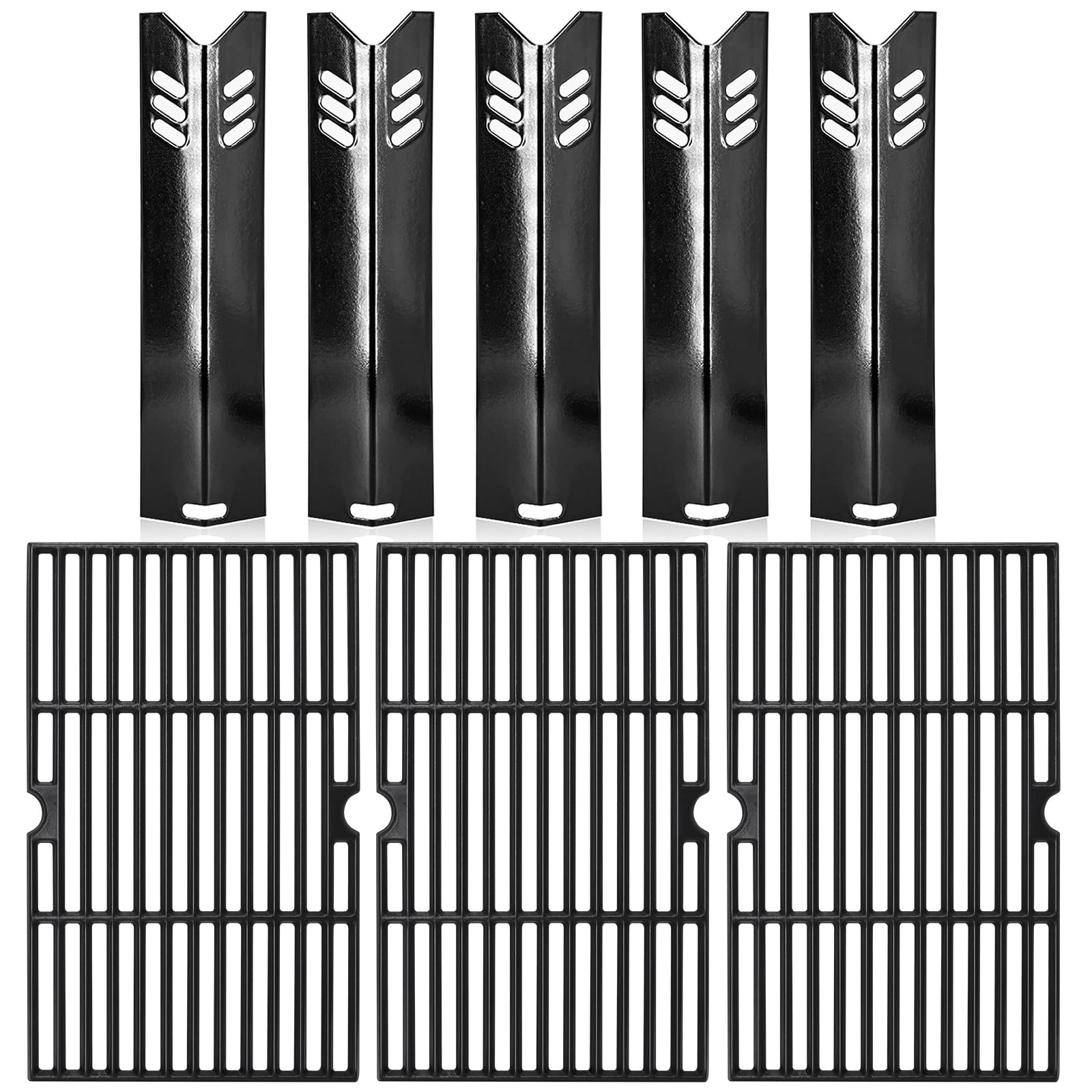 Grillroste Ersatz Für Dyna Glo DGF510 – Gusseisen, 3-teilig, Passend Für Diverse Gasgrills