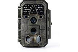 Meidase P70 Trail Camera (Non-Cellular, Non-WiFi), 64MP 1296p, No-Glow IR Night Vision, Game Camera, Motion Activated, Waterp