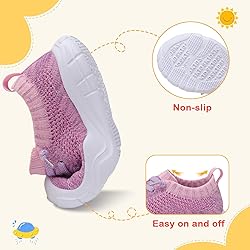 LeIsfIt Toddler Girls Boys Shoes Lightweight