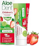 Aloe Dent Children's Aloe Vera Toothpaste Fluoride Free Strawberry 50 ml