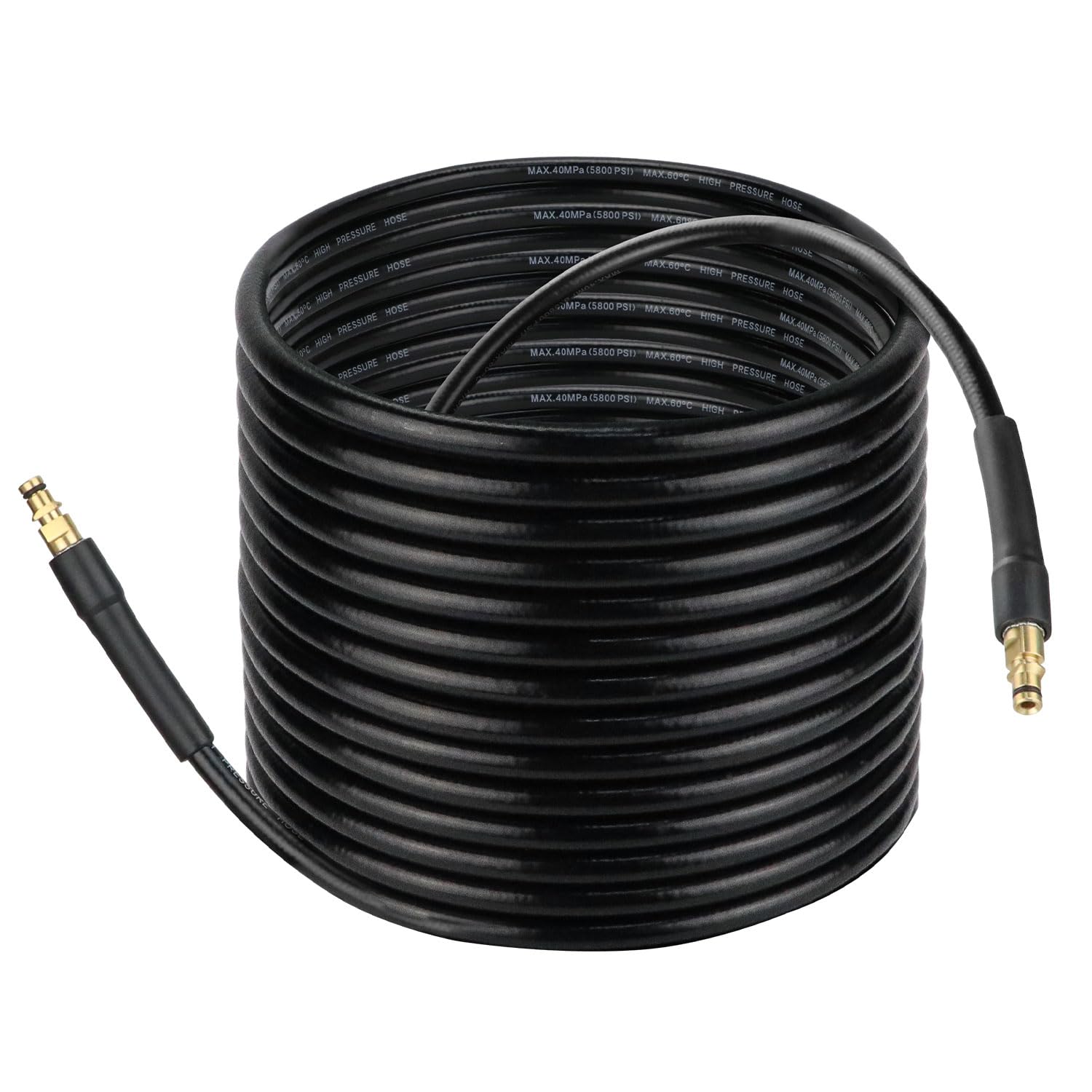 10 m High Pressure Washer Hose for Karcher K2 K3 K4 K5 K6 K7, 5800PSI High Pressure Replacement Hose with Quick Connect Plug, Jet Wash Pipe Cleaning Car Road Garden