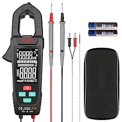 QLUUE Clamp Meter 9999 Counts, Multimeter Measures