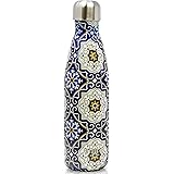 MIRA Vacuum Insulated Travel Water Bottle - Leak-proof Double Walled Stainless Steel Cola Shape Portable Water Bottle - No Sw