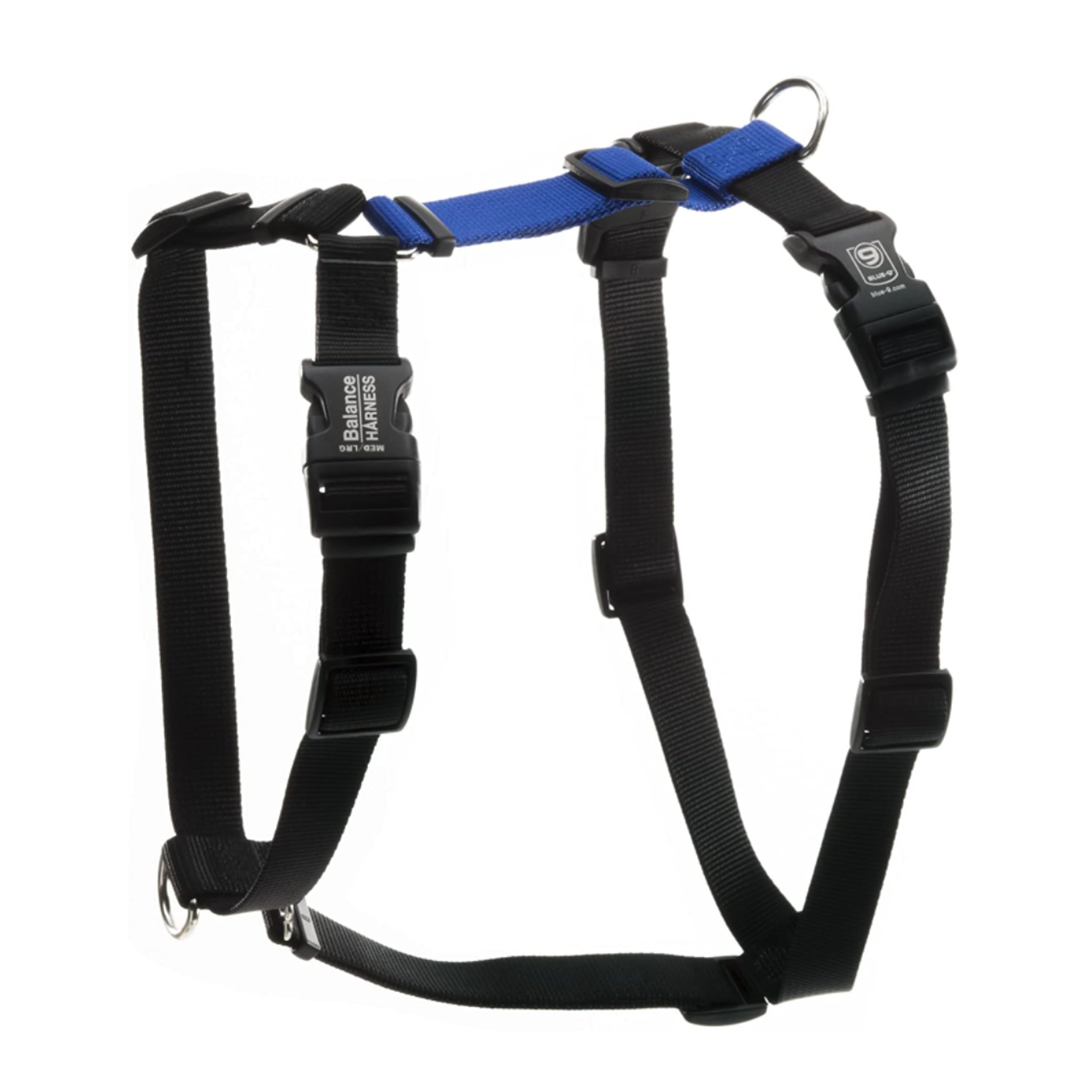 Blue-9 Balance Harness Buckle Neck, Medium, Blue