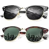 KALIYADI Unisex Polarized Retro Classic Trendy
