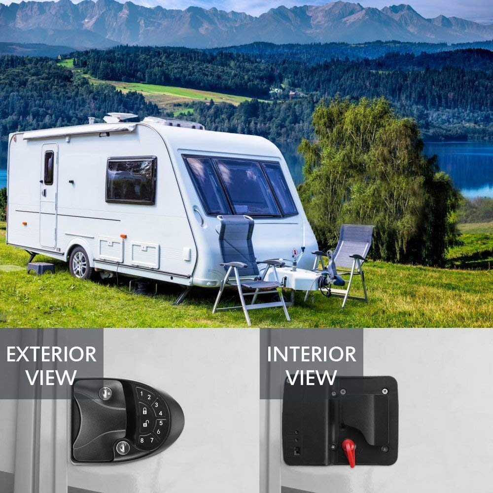 GDAE10 Camper Trailer Keyless RV Entry Door Caravan Lock Keyless Entry