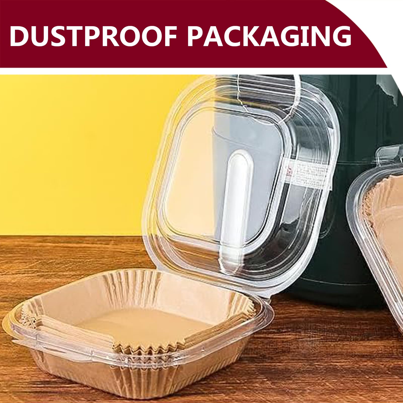 Small Air Fryer Liners for CHEFMAN 2 Qt Mini Air Fryer, 5.5inch Mini Air Fryer Parchment Paper Liners Disposable for Cosori 2.1Qt, Dash 2.6Qt, Instant Vortex 2Qt and other 2-3Qt Baskets, 125PCS