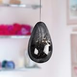 British Fossils Himalayan Marble Pear Drop Light Pull Black Marble view 2