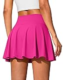 SANTINY 14" Tennis Skirt Golf Skorts with Pockets