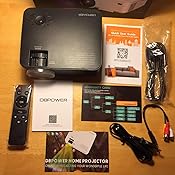 Proyector,DBPOWER T20 Proyector Portátil,LED LCD Mini Proyector ...