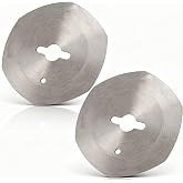 2-Pack Rotary Cutter Blades Replacement Rotary Blades | Cordless Electric Scissors Replacement Blade Alloy Steel Octagonal Blade Replacement for Electric Shear