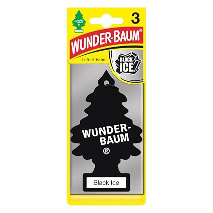 Wunderbaum 171239 Black Ice, 3-er Pack