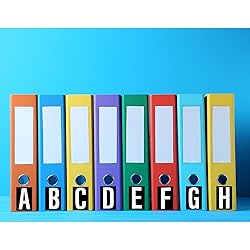 8 Sheets Self-Adhesive Vinyl Letters Numbers