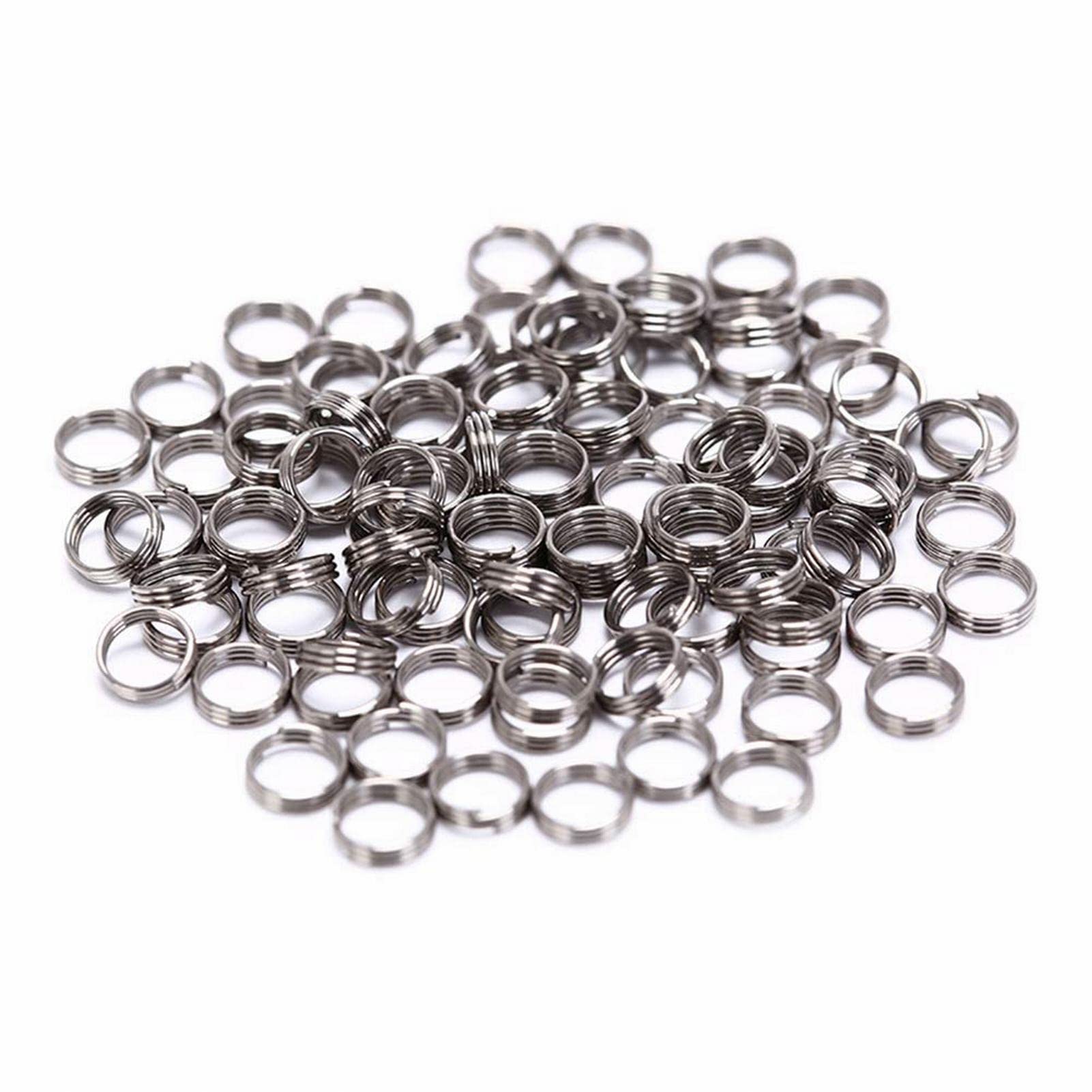 EPRHY 100 pcs Stainless O-Ring Spring Ring Steel Dart Shaft Rings for Dart Nylon Shafts Accessories 4.15 MM