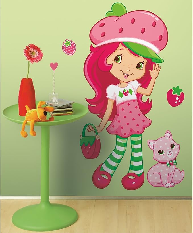 Licensed Designs Strawberry Shortcake Giant Peel and Stick