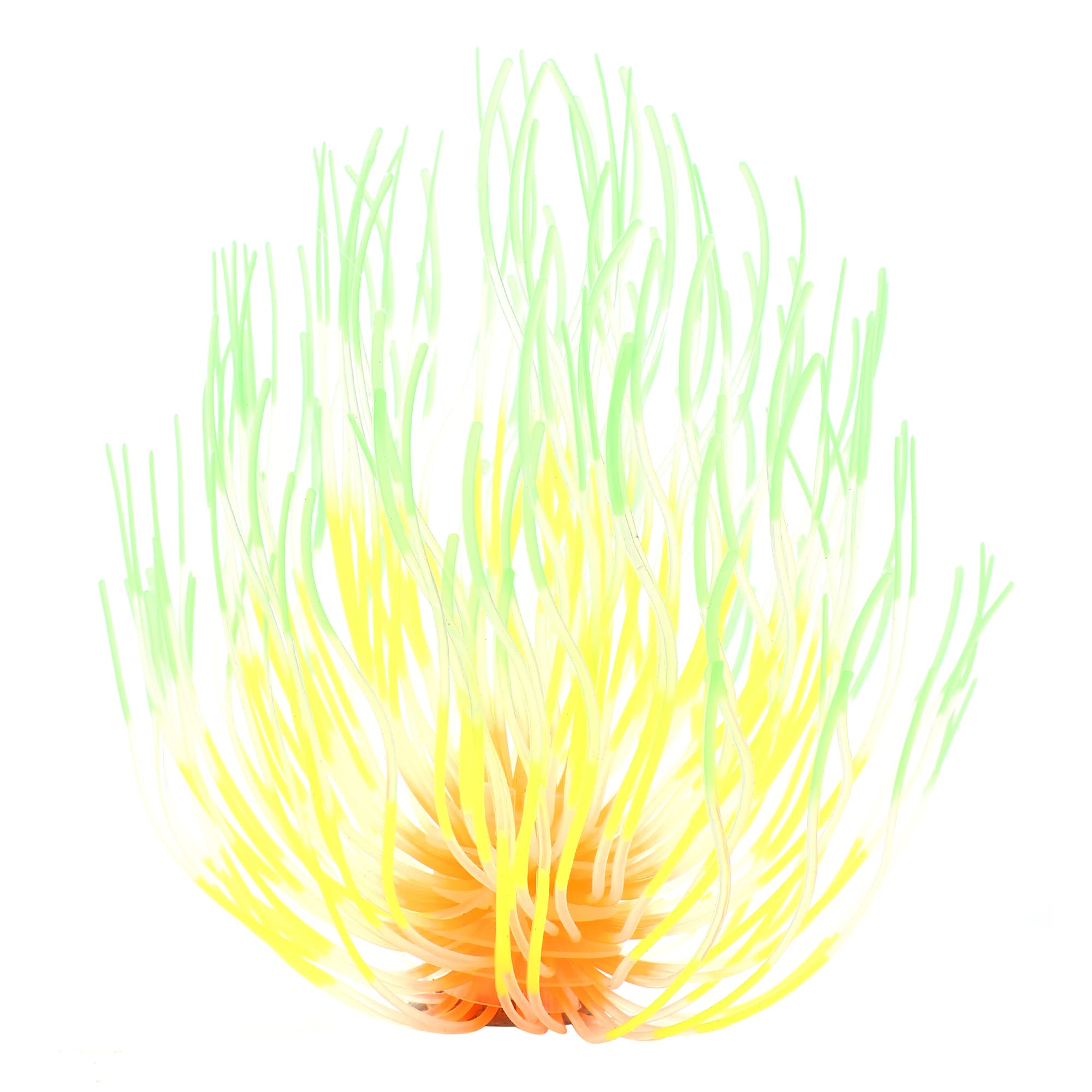 VOCOSTE Aquarium Simulation Coral Fireworks Flower, Fish Tank Decor, Green