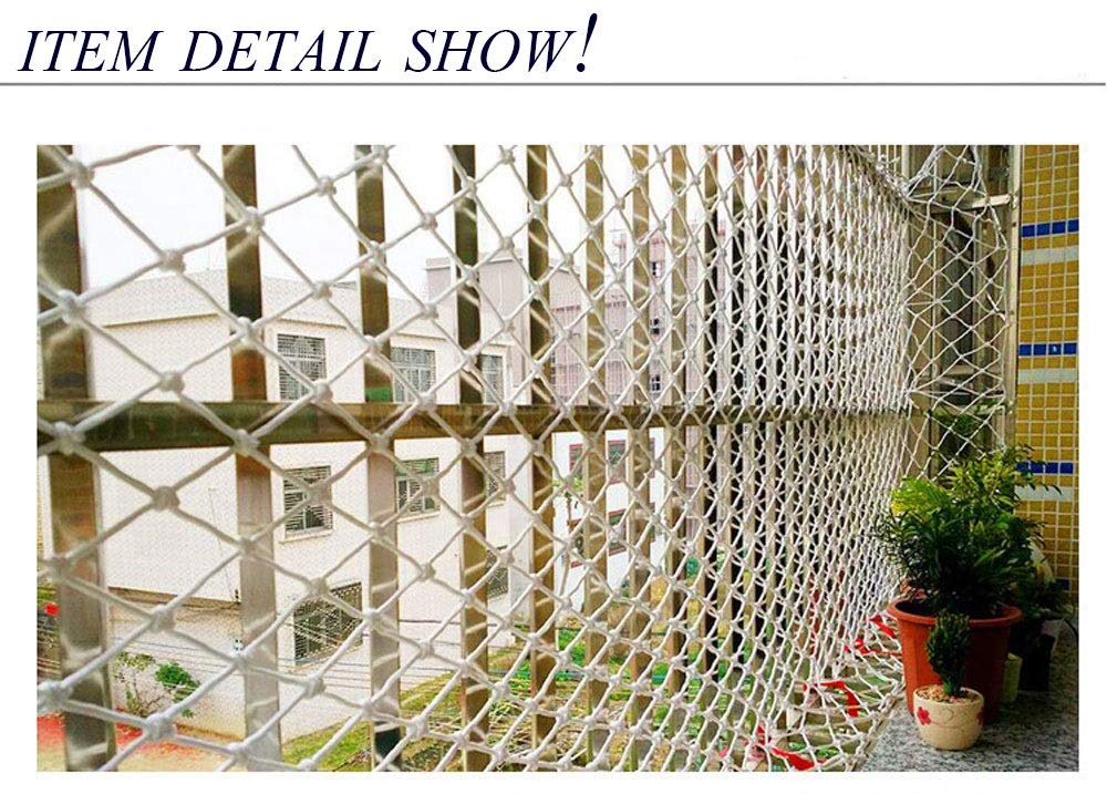 Patio Lawn Garden Nylon Net Child Safety Net Decoration Safe Protection Fence Climbing Woven Rope Cargo Trailer Nets Netting Decor Mesh For Railings Stairs Playground Children Indoor Decoration Outdoor Balcony Garden Garden Netting