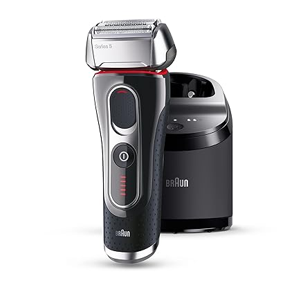 Braun Series 5 Elektrorasierer 5090cc, schwarz/silber/rot