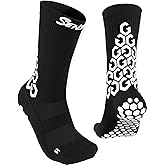 SENDA Gravity Pro Grip Socks with Non-Slip Technology, Soccer, Running, Basketball, Unisex, Crew Length