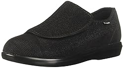 Propét Mens Cush N Foot Slipper, Black